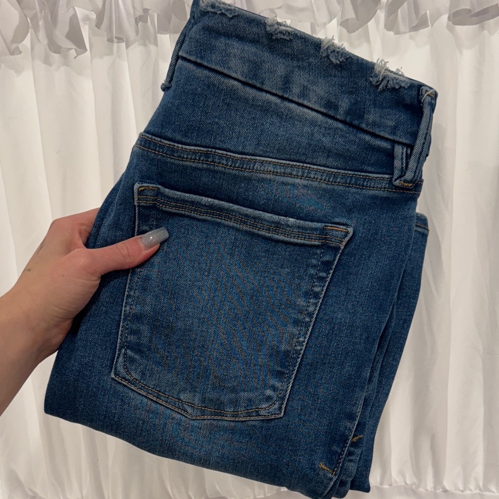 Good American High Rise Blue Jeans